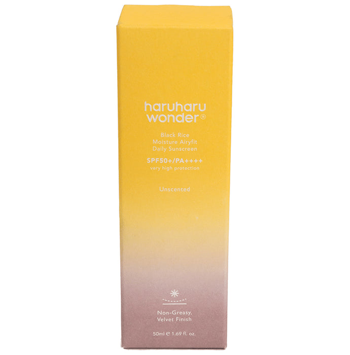 Haruharu Wonder Black Rice Daily Sunscreen SPF 50+ PA++++ Airyfit - Classic Derma