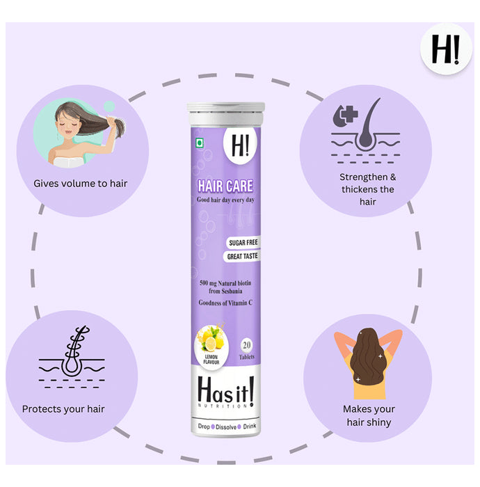 Has It Hair Care Tablet (20 Each) Lemon Sugar Free