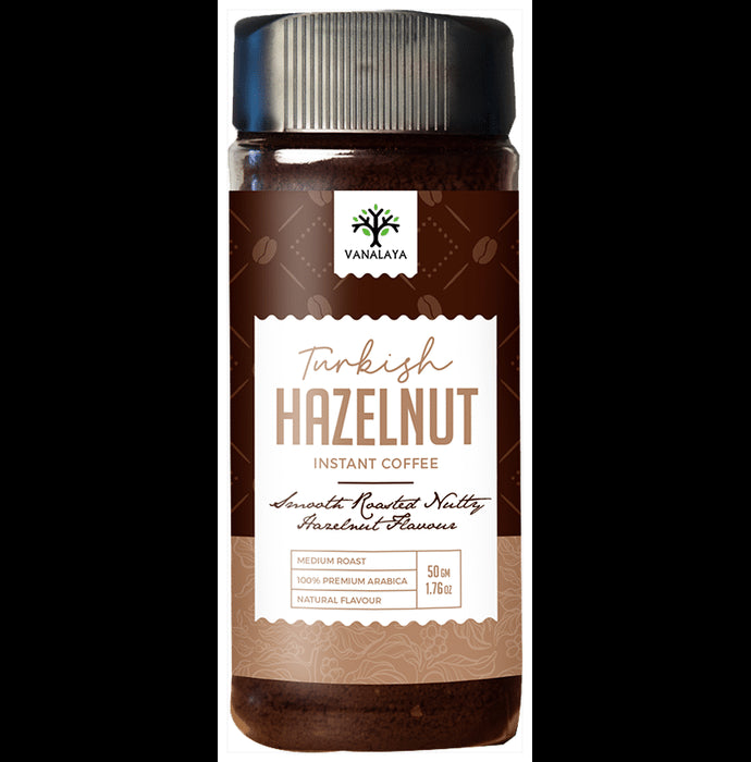 Vanalaya Turkish Hazelnut Instant Coffee - Classic Derma