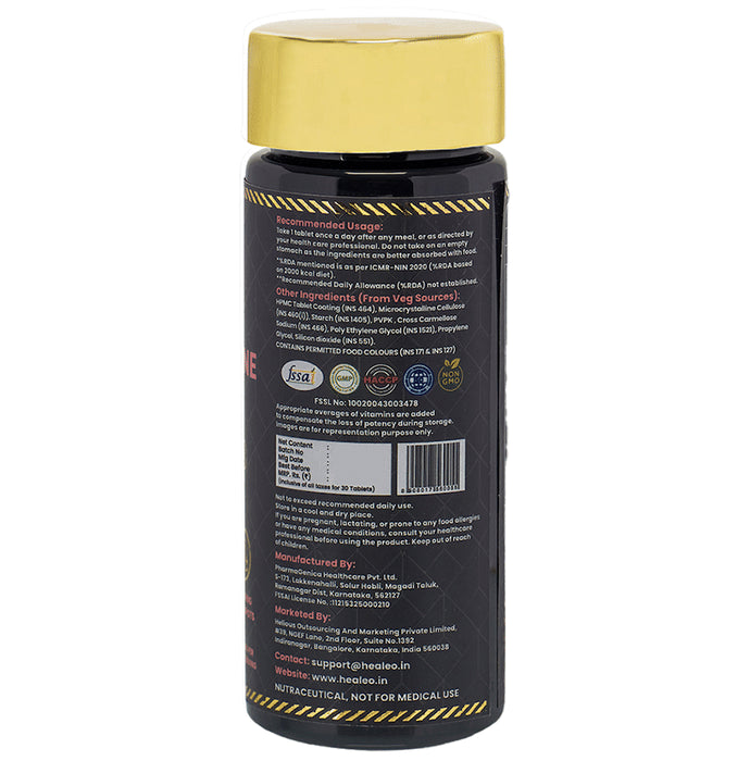 Healeo Nutrition Gluthathione Forte 1200mg Veg Tablet