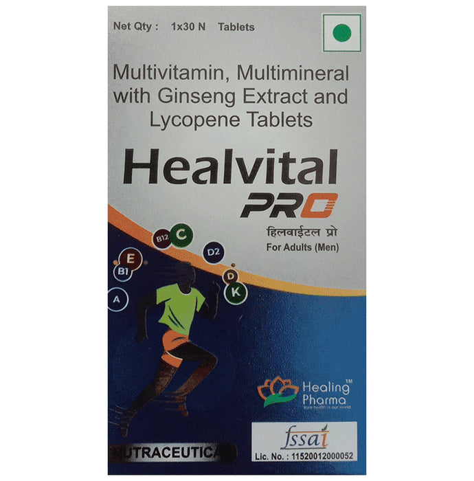 Healing Pharma Healvital Pro Tablet - Classic Derma