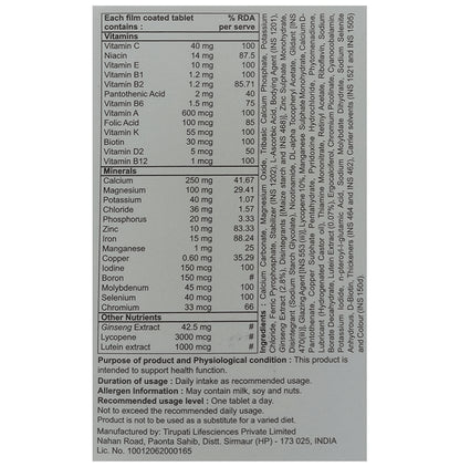 Healing Pharma Healvital Pro Tablet
