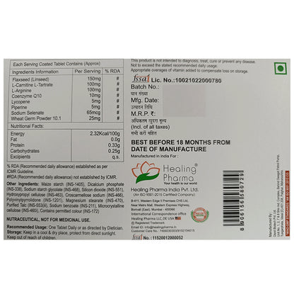 Healing Pharma Omega CQ10 Forte Tablet
