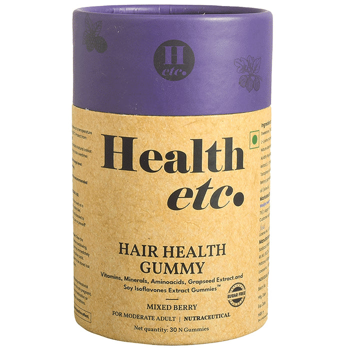Health Etc Hair Health Gummy Mixed Berries - Classic Derma