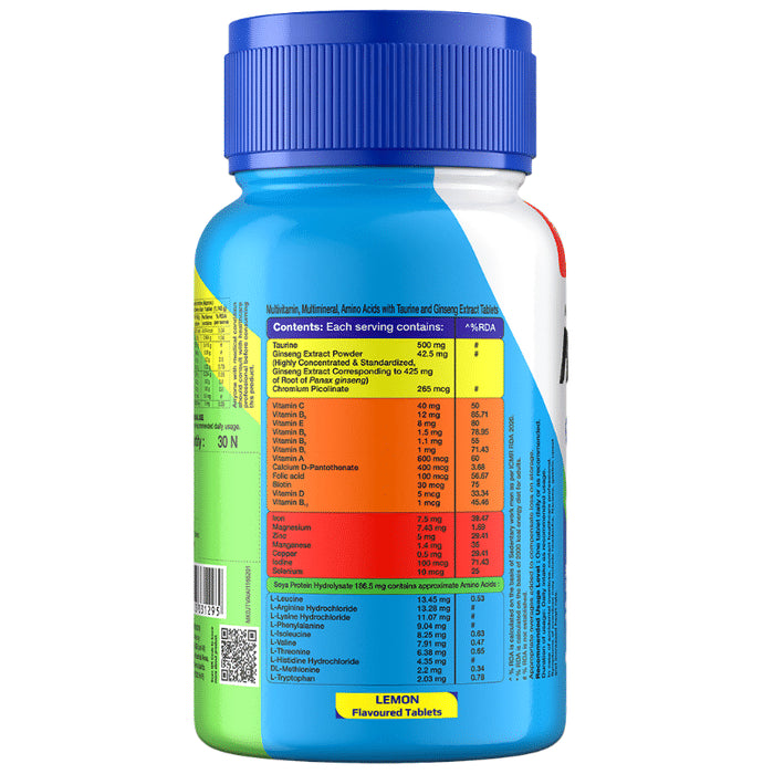 Health OK Multivitamin For Men with Vitamins, Minerals, Ginseng, Taurine & Zinc | For Nutrition, Energy & Immunity