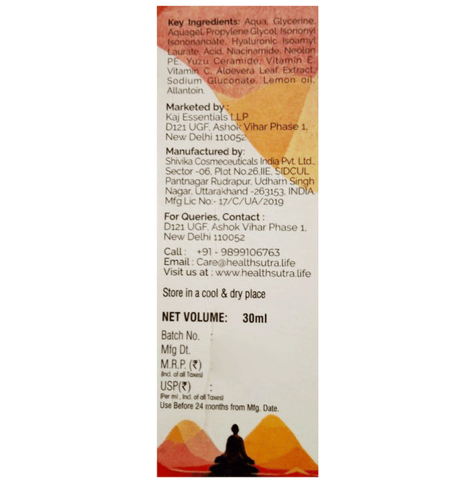 Health Sutra Ultimate Brightening Face Serum with Vitamin C & Yuzu