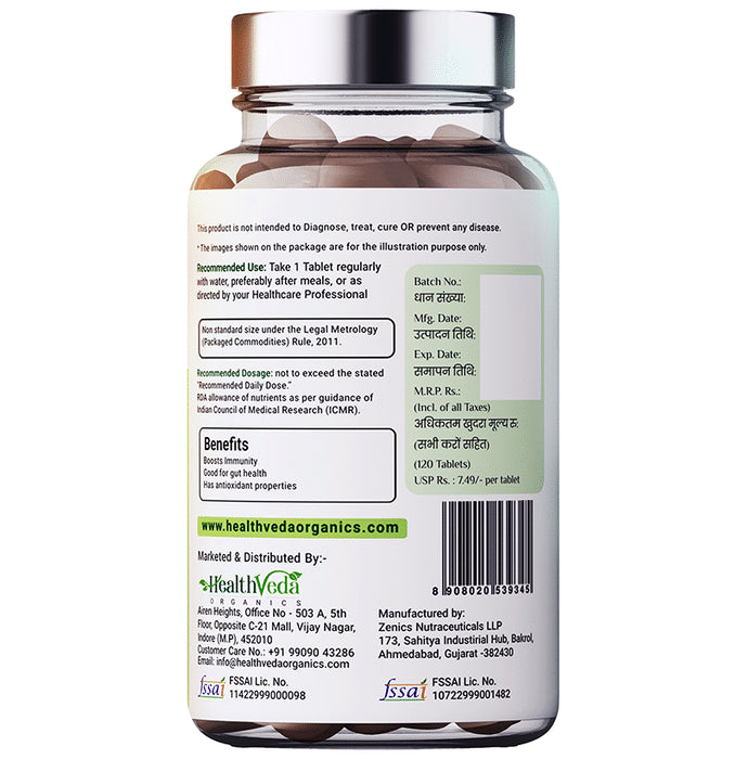 Health Veda Organics Multivitamin with Probiotics Veg Tablet