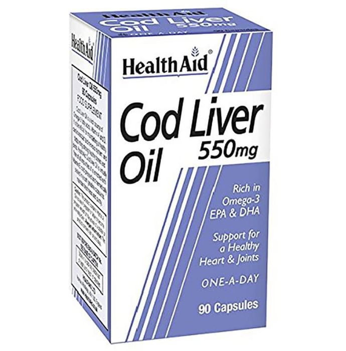 Healthaid Cod Liver Oil 550mg Capsule - Classic Derma