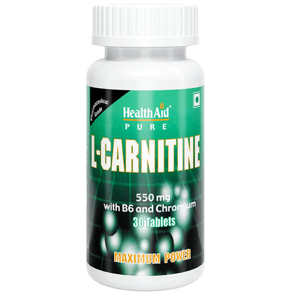 HealthAid L-Carnitine 550 mg Tablet - Classic Derma