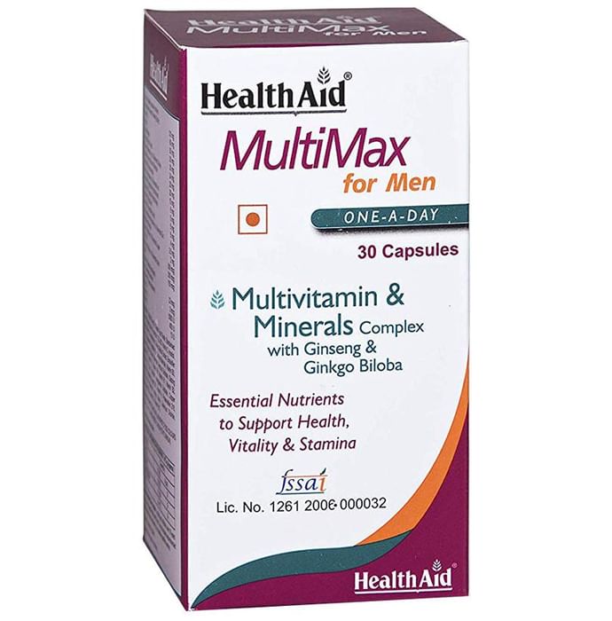 Healthaid Multimax Men Multivitamin Capsule - Classic Derma