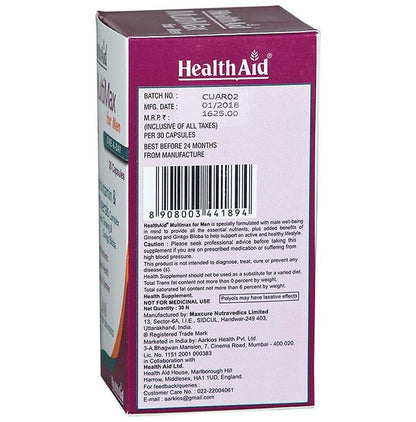 Healthaid Multimax Men Multivitamin Capsule