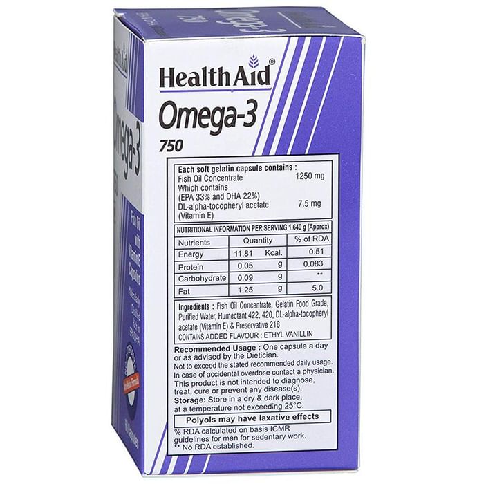 Healthaid Omega-3 750mg Capsule