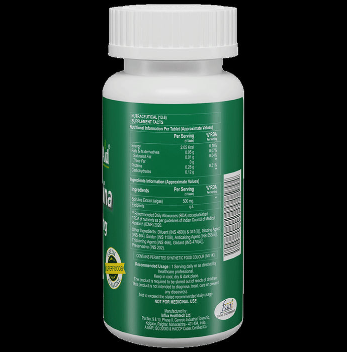 HealthAid Spirulina 500 mg