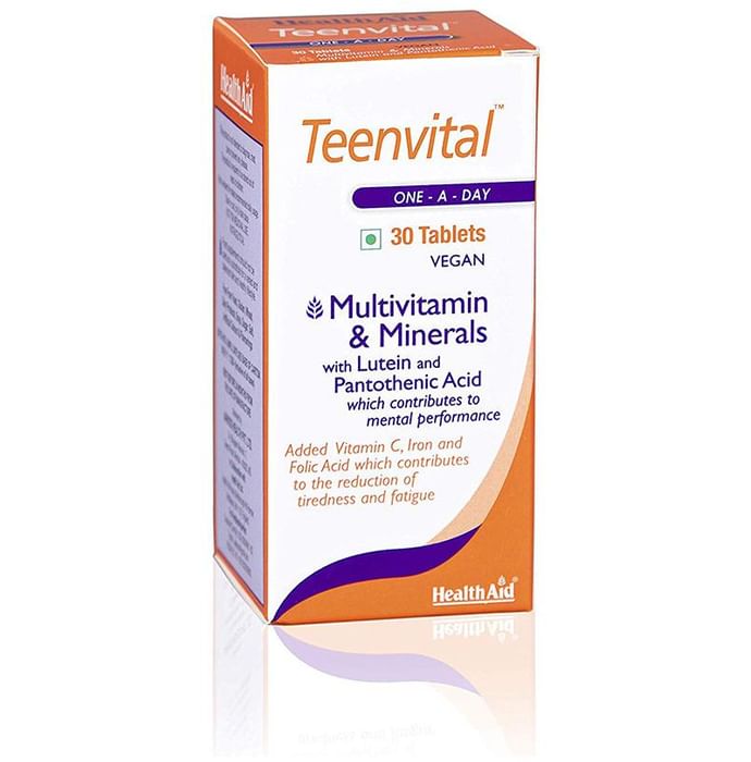 Healthaid Teenvital Multivitamin & Minerals Tablet - Classic Derma