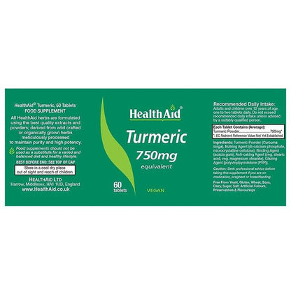 Healthaid Turmeric 750mg Tablet