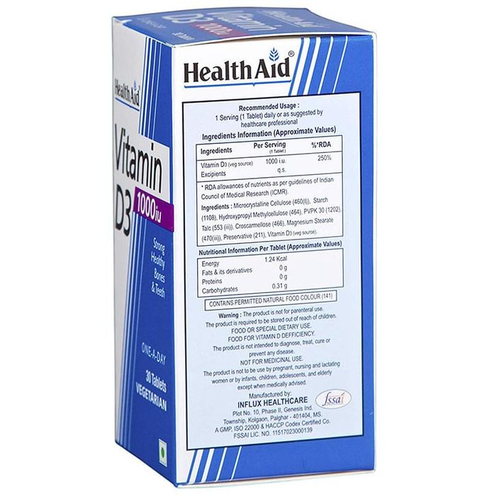 Healthaid Vitamin D3 1000IU Tablet