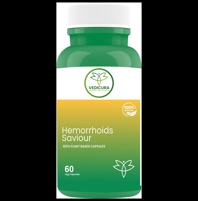 Vedicura Hemorrhoids Saviour Veg Capsule - Classic Derma