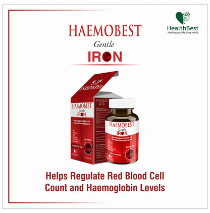 HealthBest Haemobest Gentle Iron Veg Capsule
