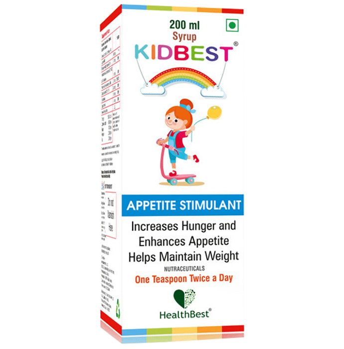 HealthBest Kidbest Appetite Stimulant | For Hunger & Weight Management | Syrup - Classic Derma