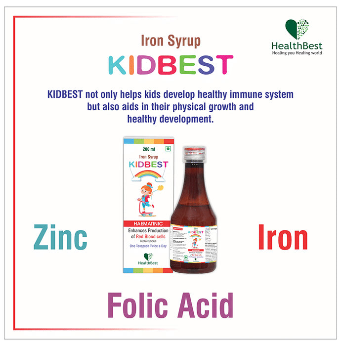 HealthBest Kidbest Iron Syrup