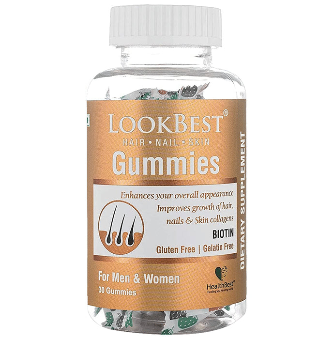 HealthBest LookBest Hair Nail Skin Gummies - Classic Derma