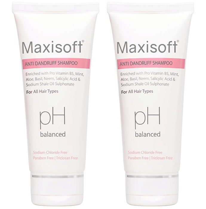 Maxisoft PH Balanced Anti Dandruff Shampoo (100ml Each) - Classic Derma