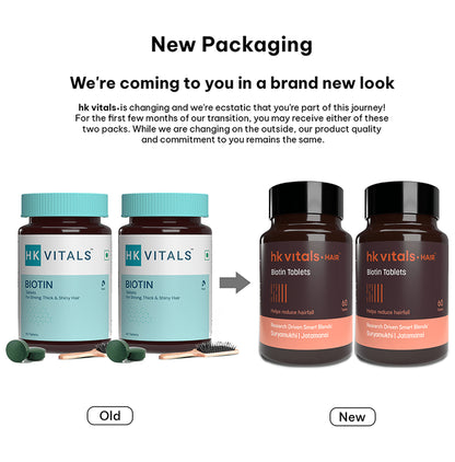 Healthkart HK Vitals Biotin Tablet for Hair, Skin & Nails