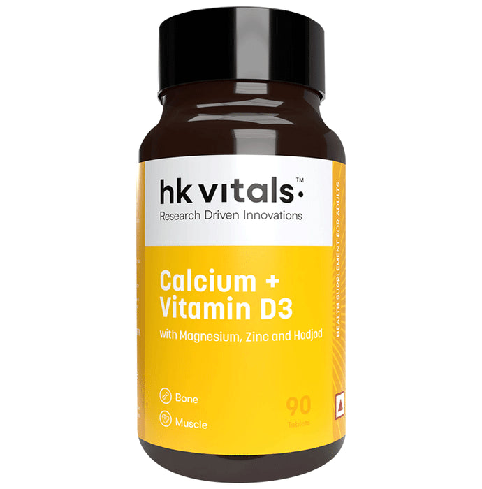 Healthkart HK Vitals Calcium + Vitamin D3 Tablet - Classic Derma