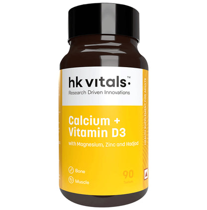 Healthkart HK Vitals Calcium + Vitamin D3 Tablet - Classic Derma