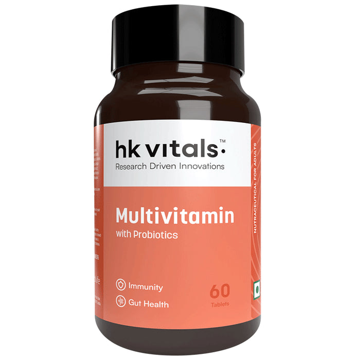 Healthkart HK Vitals Multivitamin with Probiotics for Energy, Immunity & Gut Health | Tablet - Classic Derma