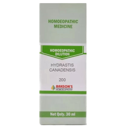 Bakson's Homeopathy Hydrastis Canadensis Dilution 200 - Classic Derma