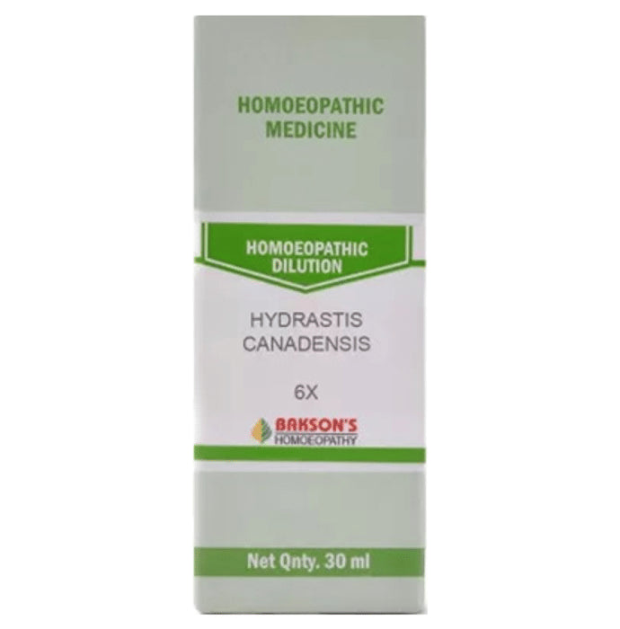 Bakson's Homeopathy Hydrastis Canadensis Dilution 6X - Classic Derma