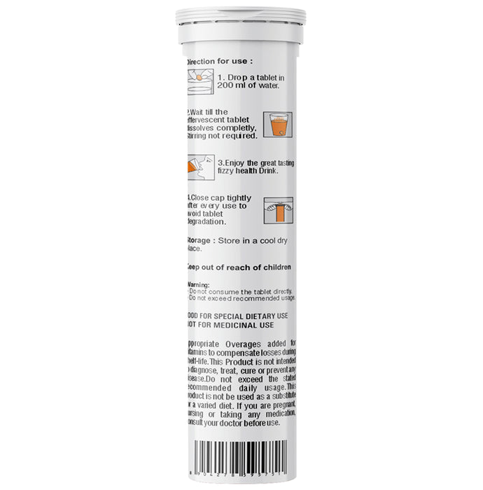 HealthVit Apple Cider Vinegar with The Mother Effervescent Tablet Green Apple Sugar Free