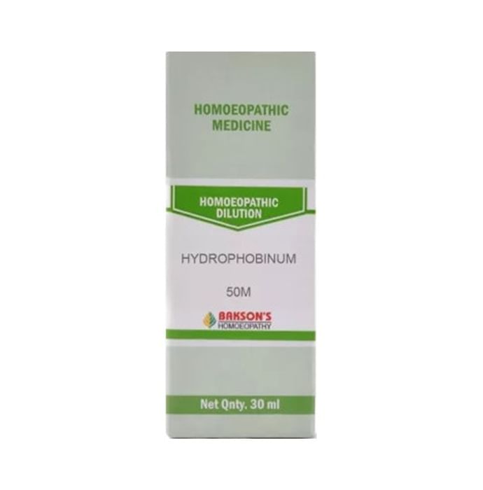 Bakson's Homeopathy Hydrophobinum Dilution 50M - Classic Derma
