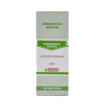 Bakson's Homeopathy Hydrophobinum Dilution 50M - Classic Derma