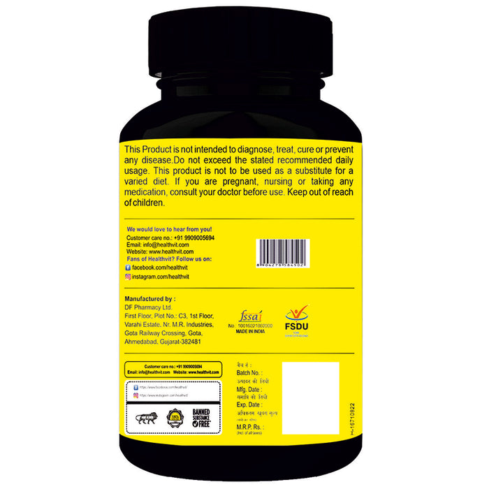 HealthVit BCAA 2:1:1 1000mg Capsule