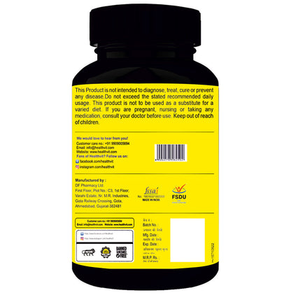 HealthVit BCAA 2:1:1 1000mg Capsule