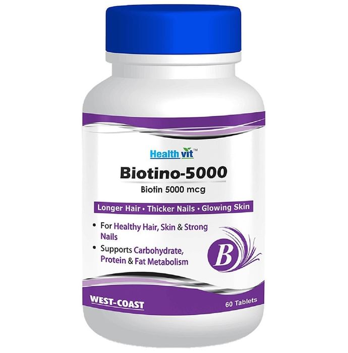 HealthVit Biotino 5000 Tablet - Classic Derma