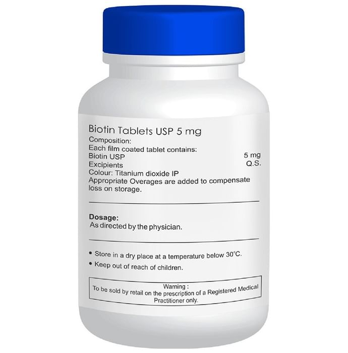 HealthVit Biotino 5000 Tablet