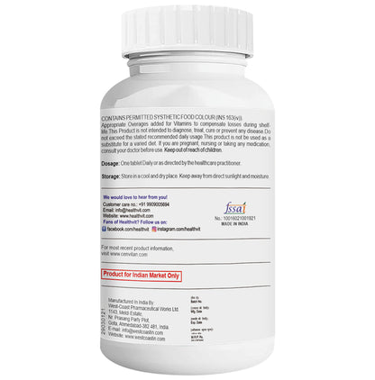 HealthVit Centivan Men 50+ Multivitamin & Multimineral Tablet