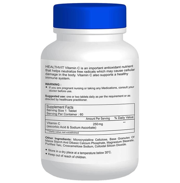 HealthVit C-Vitan 250 Vitamin C 250mg Orange Tablet