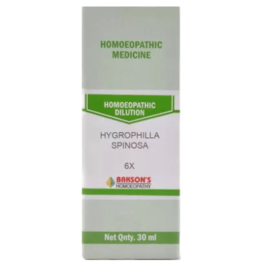Bakson's Homeopathy Hygrophilla Spinosa Dilution 6X - Classic Derma