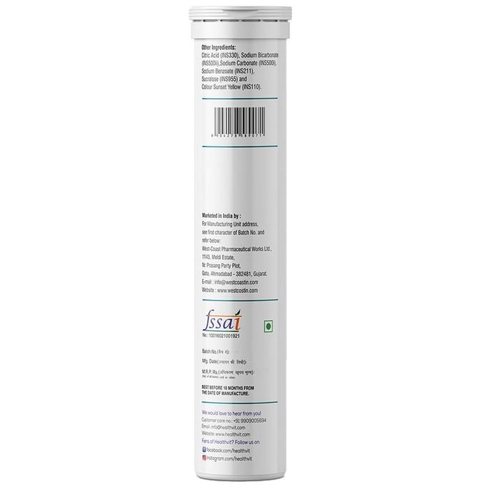 HealthVit Multivitamin Supplements Orange Sugar Free Effervescent Tablet