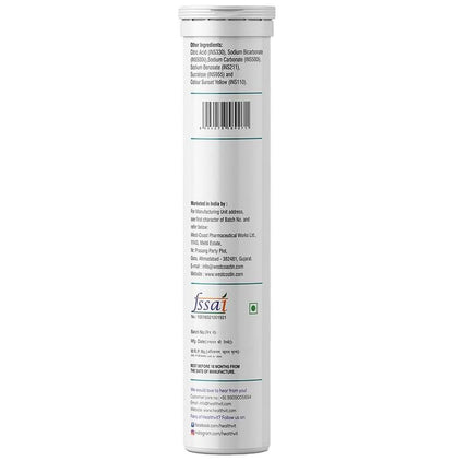 HealthVit Multivitamin Supplements Orange Sugar Free Effervescent Tablet