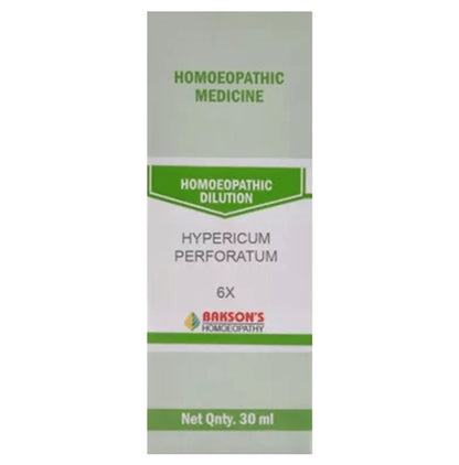 Bakson's Homeopathy Hypericum Perforatum Dilution 6X - Classic Derma