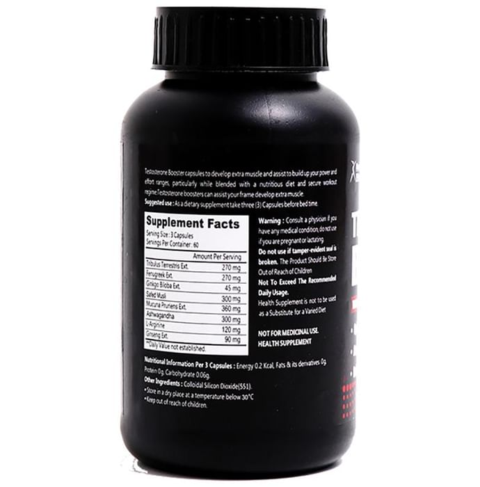 HealthVit Testosterone Booster Capsule | Supports Muscle Growth, Energy, Focus & Strength