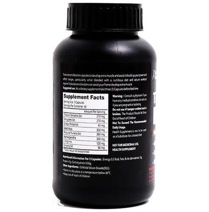 HealthVit Testosterone Booster Capsule | Supports Muscle Growth, Energy, Focus & Strength