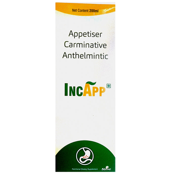 Incapp Appetiser Carminative Anthelmentic Syrup - Classic Derma