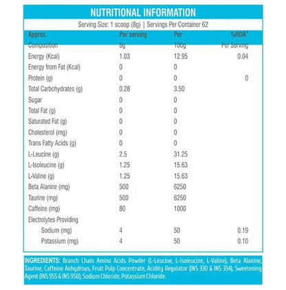 HealthXP Energy BCAA Mango