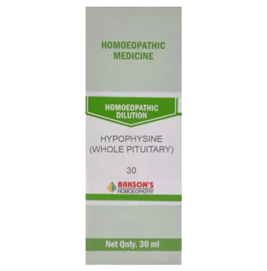 Bakson's Homeopathy Hypophysine (Whole Pituitary) Dilution 30 - Classic Derma